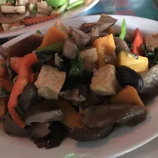 Eggplant, Pumpkin & Fried Tofu