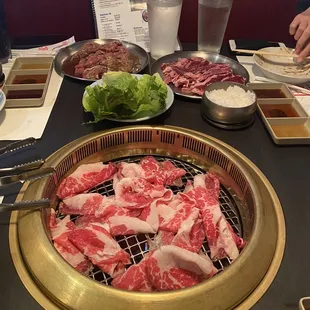 Korean BBQ at Toji Korean Grill