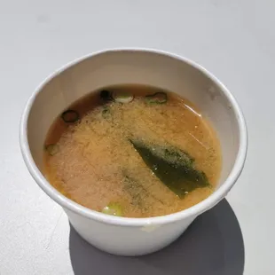 Miso Soup, part of the Bento