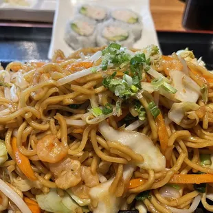 Shrimp YakiSoba Combo