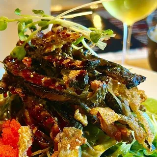 Salmon Skin Salad