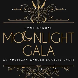 One of our yearly events we help design for, American Cancer Society&apos;s Moonlight Gala.