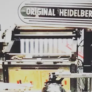 Keeping it real with the Heidelberg.