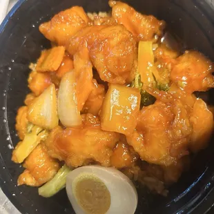 Pineapple chicken bowl