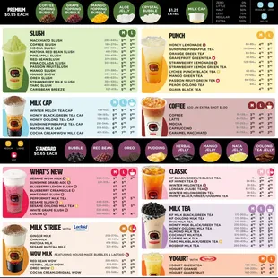 menu, sushi and sashimi