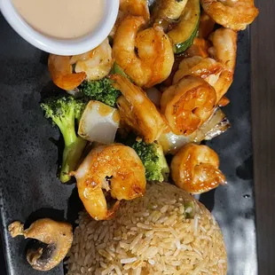 Hibachi Shrimp plate