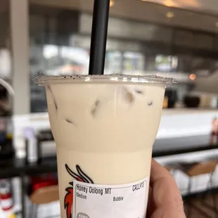 Honey Milk/Milk Green Tea.