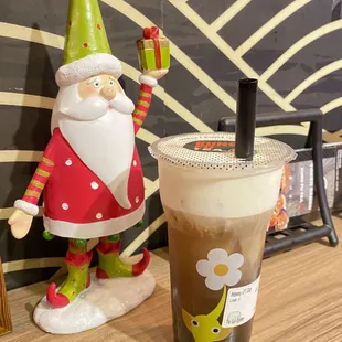 Honey oolong milk cap