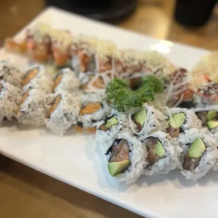 sushi and sashimi, sushi, sashimi, food