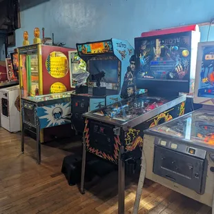 Portion of the back arcade area where there's a ton more arcade games to choose from