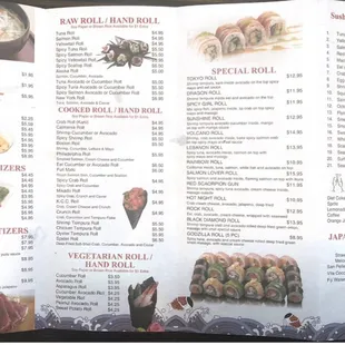 menu photo