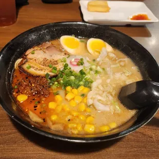 Spicy Black Garlic Tonkatsu Ramen