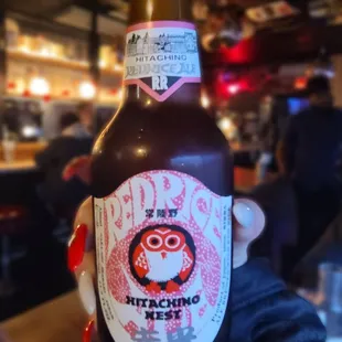 Hitachino, Red Rice Japanese Ale.
