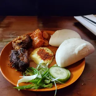 Pork belly steam bun