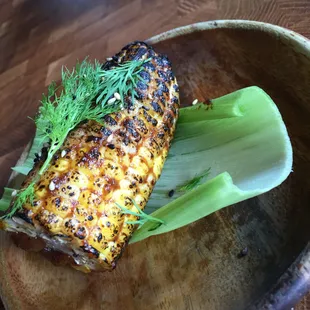 miso-garlic butter corn