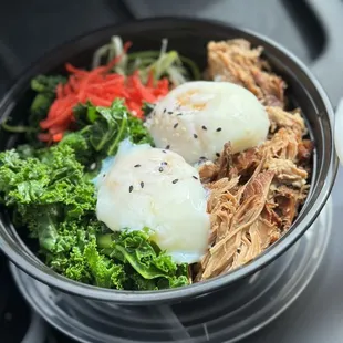 a closeup of a bowl of food