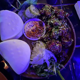 Fried Chicken Steamed Buns