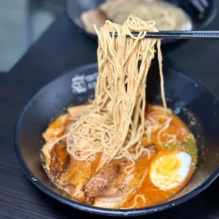 Tokido Spicy Special: thin noodles are the way to go