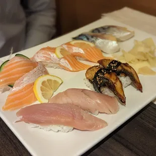 Individual selected sushi