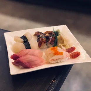 Assorted sushi