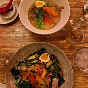 Summer ramen and Tonkotsu