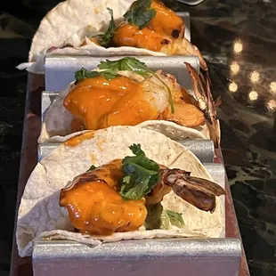 Crying Tiger Shrimp Tacos