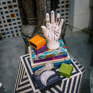 We're sensing a lot of beauty in your spooky season this year! The shop is stocked up with crystals, mystical books, stone jewelry, and more