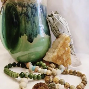 Did you know we carry all kinds of crystals, sage and incense?