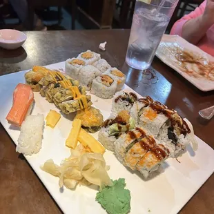 sashimi, sushi and sashimi, food, sushi