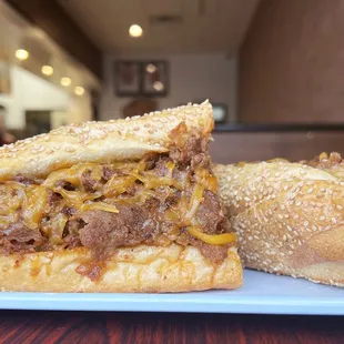 a sandwich on a plate