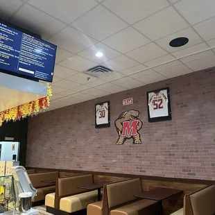 the inside of a restaurant