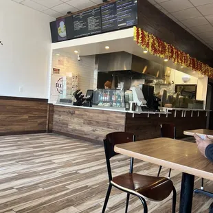 Counter to place order