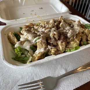 Greek Salad with Chicken