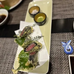 Wagyu tempura