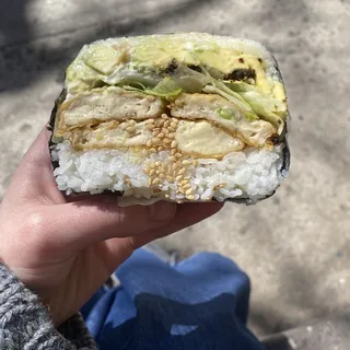 Veggie Tofu Nugget with Miso Mayo ONIGIRAZU