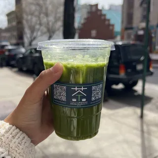 Iced Calpico Matcha Latte