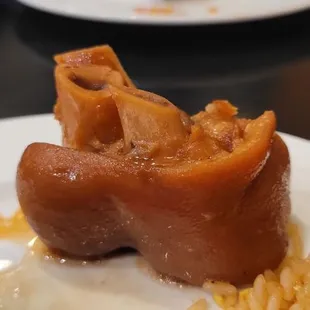 a plate of food on a table