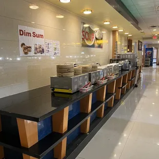 Baos, soup, ice cream wall