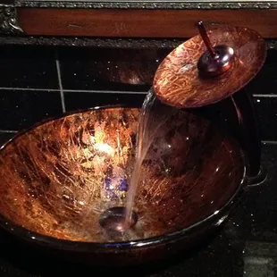 Sink in the bathroom. Impressive!