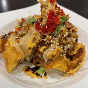 The soft shell crab; tasty appetizer