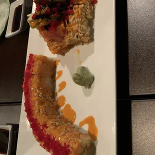 food, sushi and sashimi