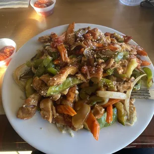 Sukiyaki Chicken with noodles