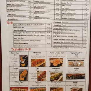Food menu pg. 4