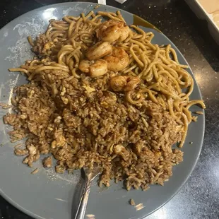 I&apos;d ate half my rice before taking this picture. There&apos;s plenty to bring home after the meal!