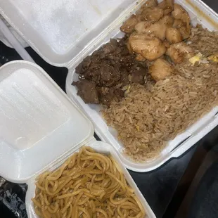 Steak &amp; chicken hibachi