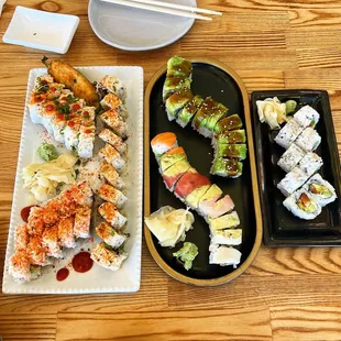 Six rolls - Tejas, White Tiger, Spice Girls, Alaska, Caterpillar, Rainbow. All FANTASTIC.