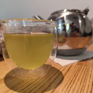 Green tea - hits the spot.