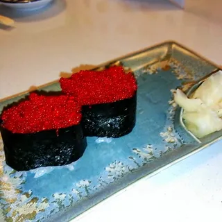 2 Piece Flying Fish Roe Sushi