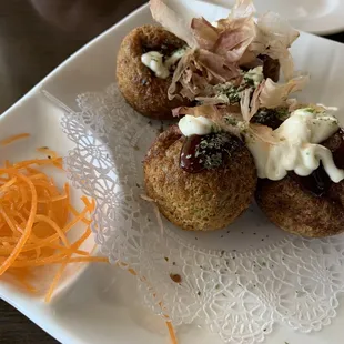Takoyaki octopus balls