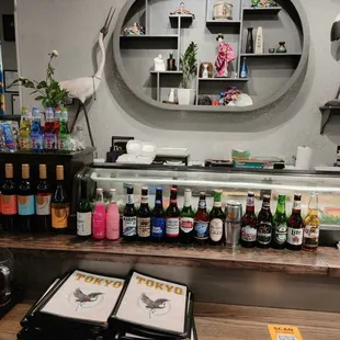 interior, sushi and sashimi